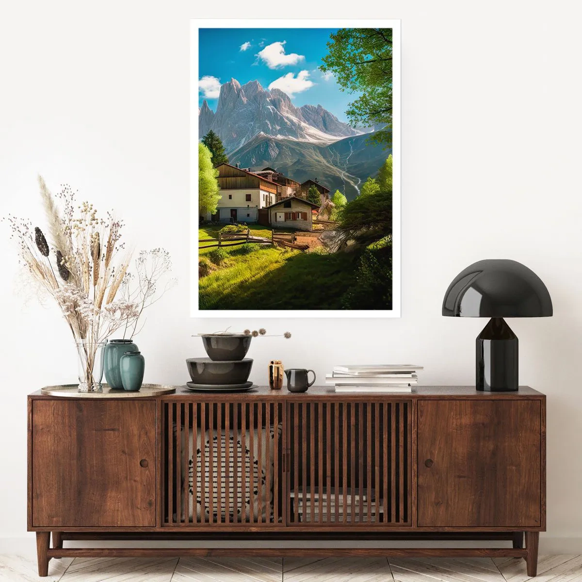 Poster - Alpine Idyll - 40x50 cm