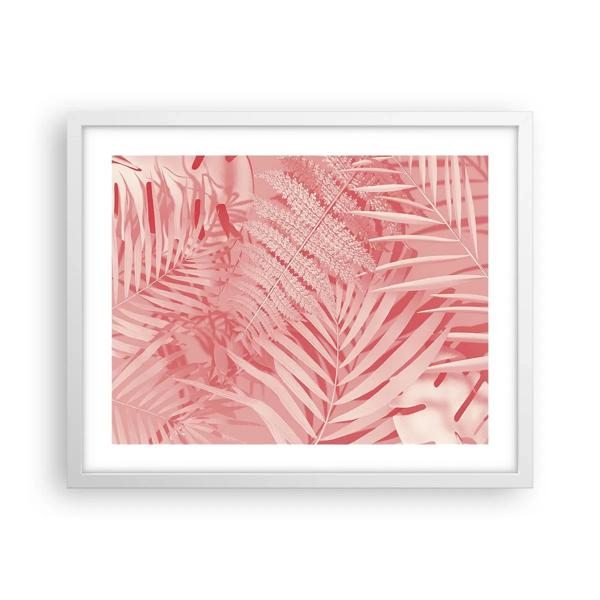 Poster in white frmae - Pink Concept - 50x40 cm