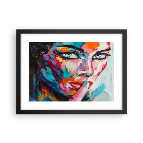 Poster in black frame - Our First Secret - 40x30 cm