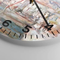 Clock face with numbers