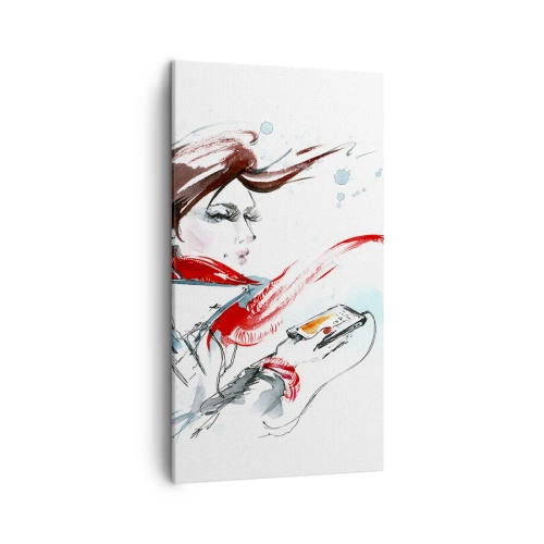 Canvas picture - I Can't Hear the Music - 45x80 cm