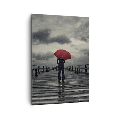 Canvas picture - Don't Mind the Rain - 50x70 cm