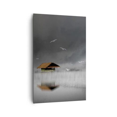 Canvas picture - Shelter from the Rain - 80x120 cm