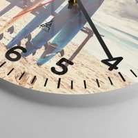 Clock face with numbers