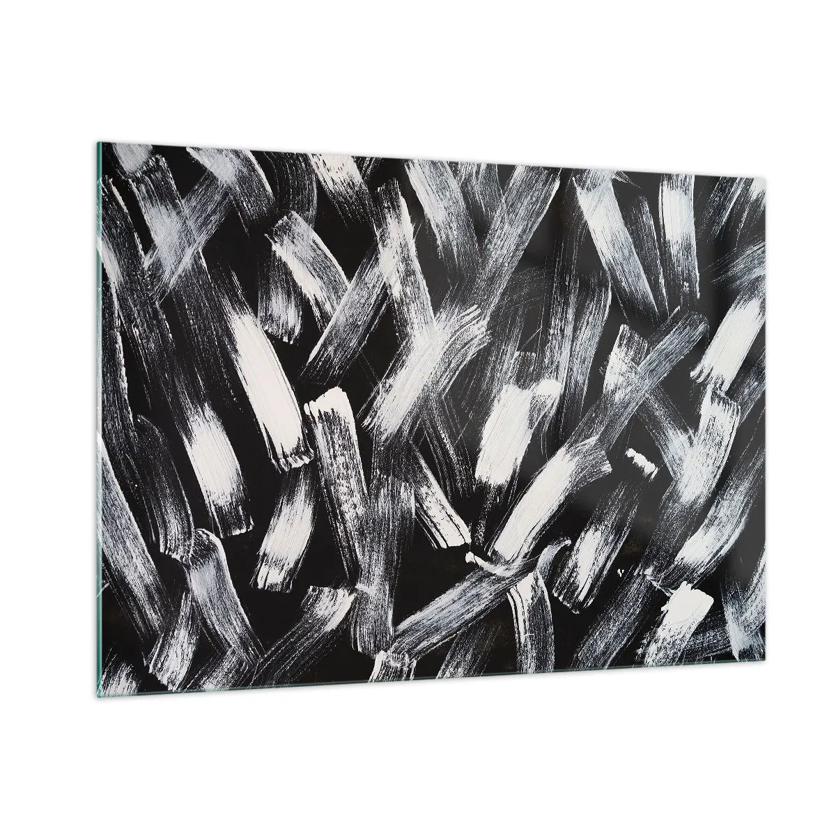 Glass picture - Abstract in Industrial Spirit - 100x70 cm
