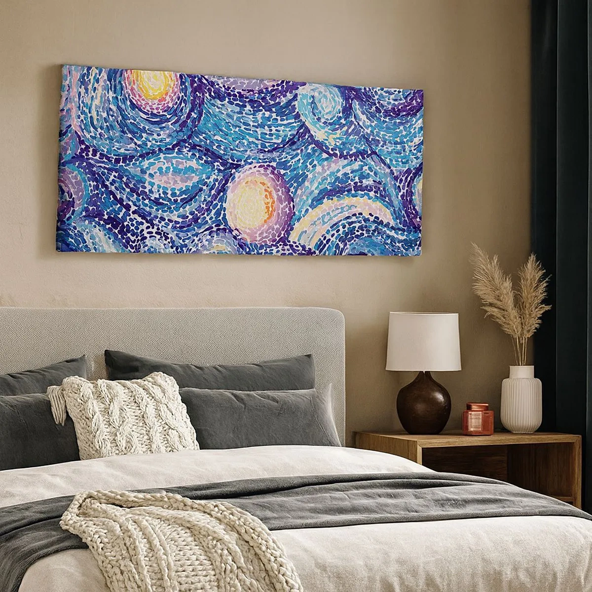 Canvas picture - From Van Gogh's Picture - 100x40 cm