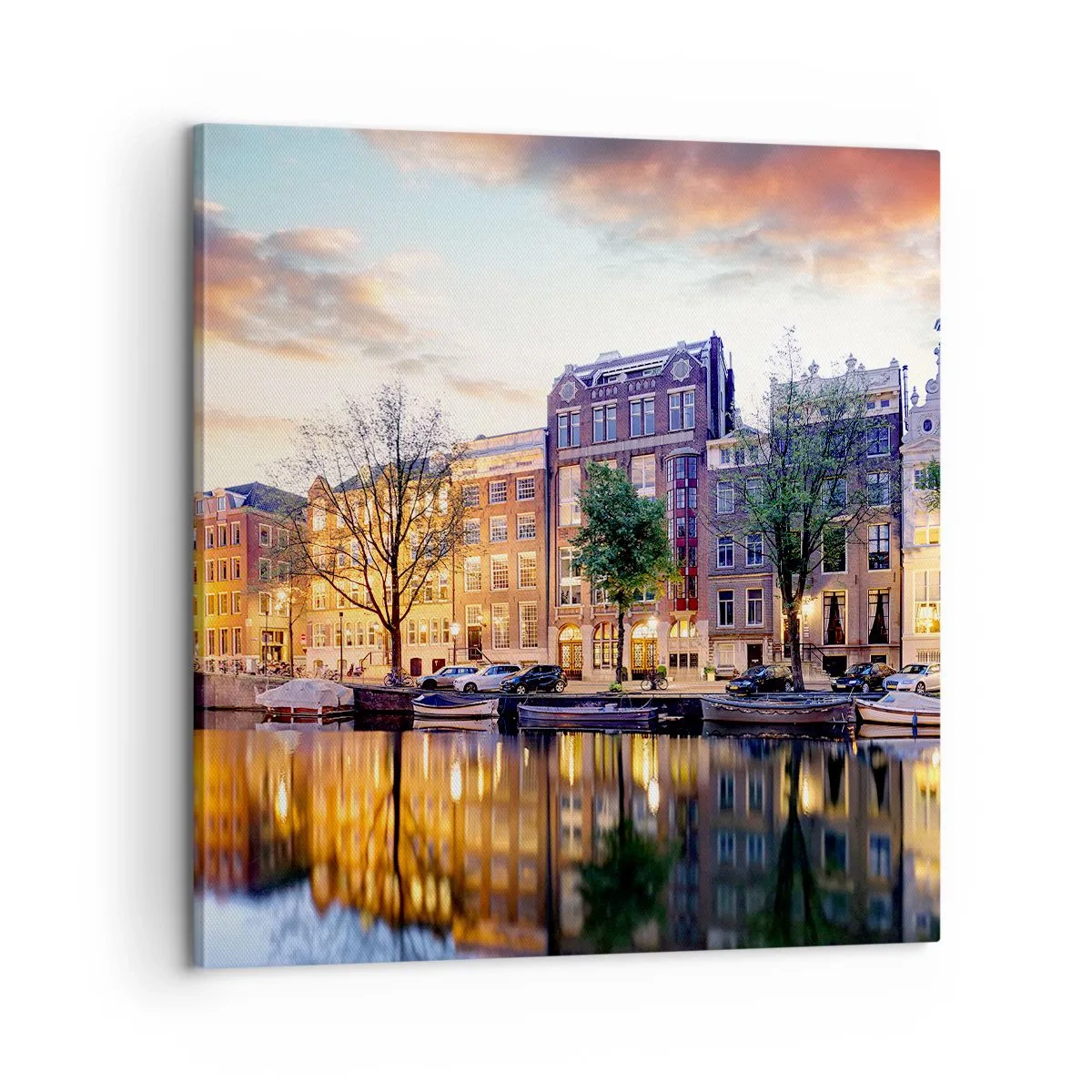 Canvas picture - Reserved and Calm Dutch Beaty - 60x60 cm