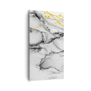 Canvas picture - Composition with a Golden Motif - 55x100 cm