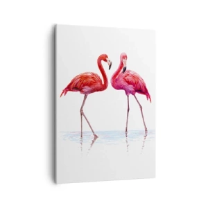 Canvas picture - Pink Rendezvous - 50x70 cm