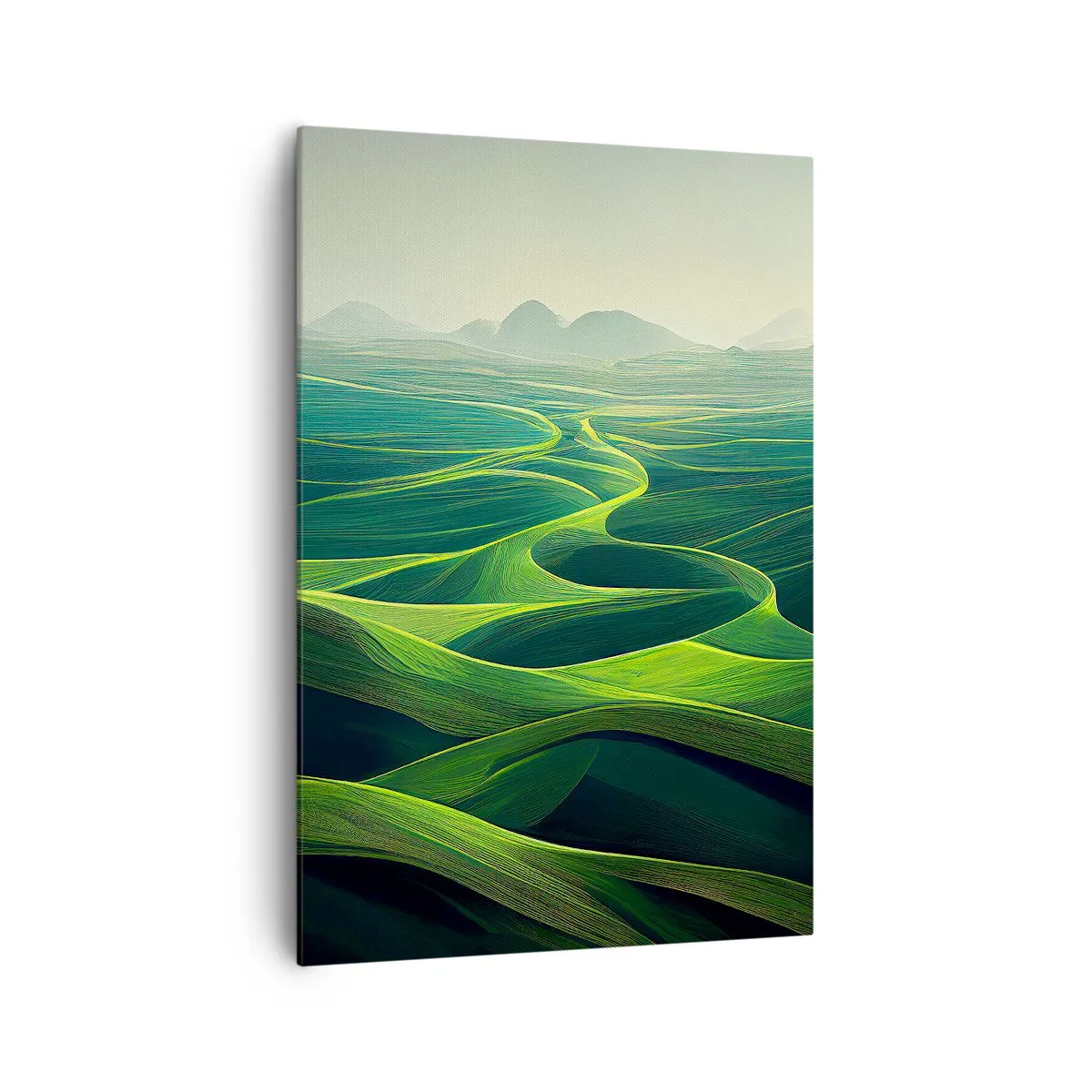 Canvas picture - In Green Valleys - 70x100 cm