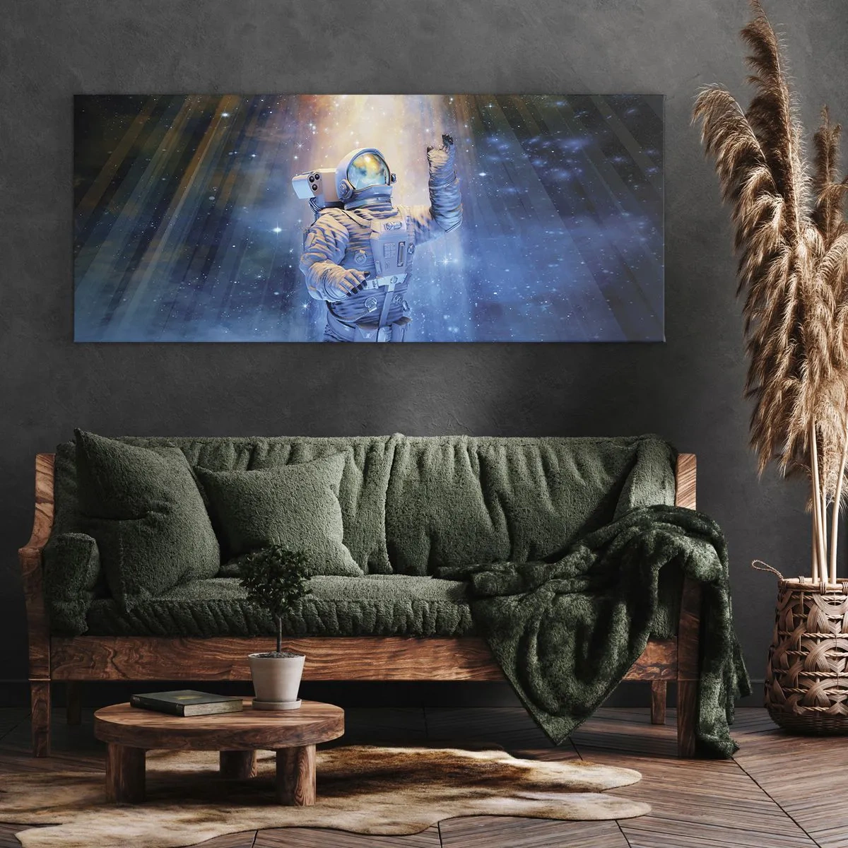 Canvas picture - Finally at the Destination - 100x40 cm