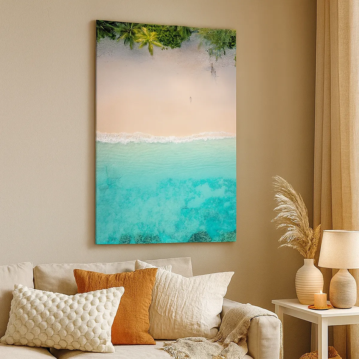Canvas picture - Paradise Beach - 50x70 cm