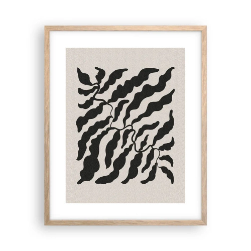 Poster in light oak frame - Nature of a Square - 40x50 cm