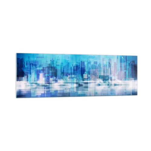 Glass picture - Sunk in Blue - 160x50 cm