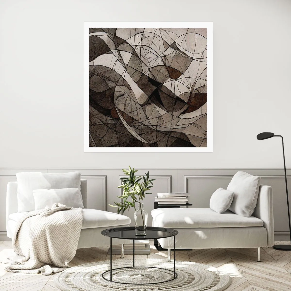 Poster - Circulation of the Colours of the Earth - 60x60 cm