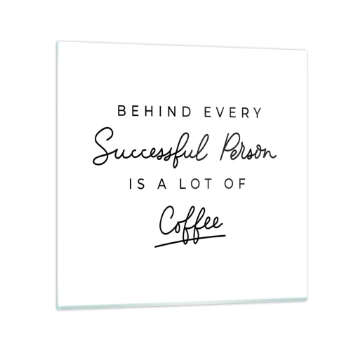 Glass picture - Secret of Success - 30x30 cm
