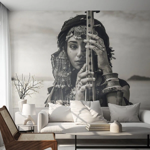 Self-Adhesive Photo Wallpaper Deluxe Sticker - Only Music of the Orient - Woman, Boho, Jewelry - 500x350 cm