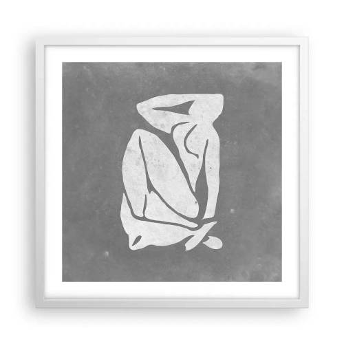 Poster in white frmae - Lost in Thoughts - 50x50 cm