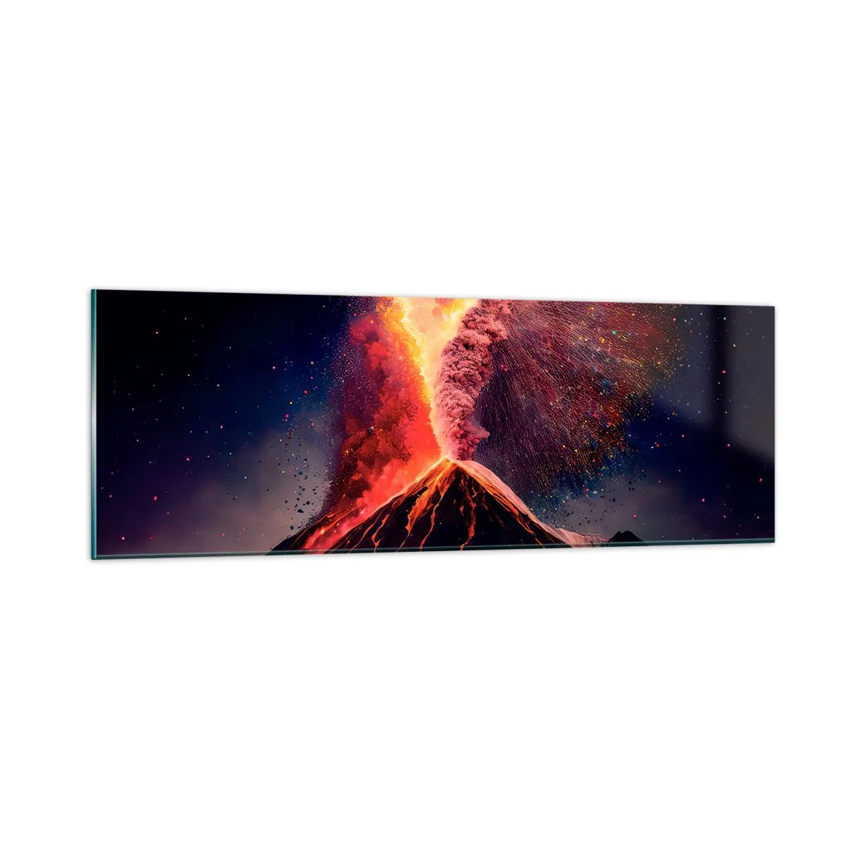 Glass picture - Beauty and Threat - 90x30 cm