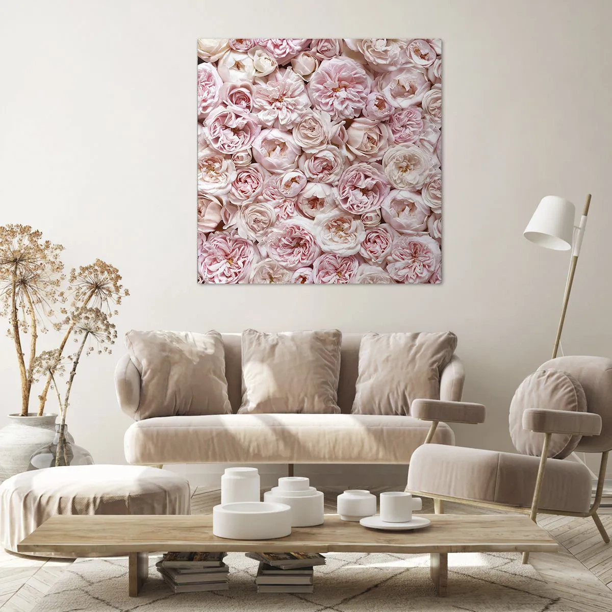 Canvas picture - Decked with Roses - 40x40 cm