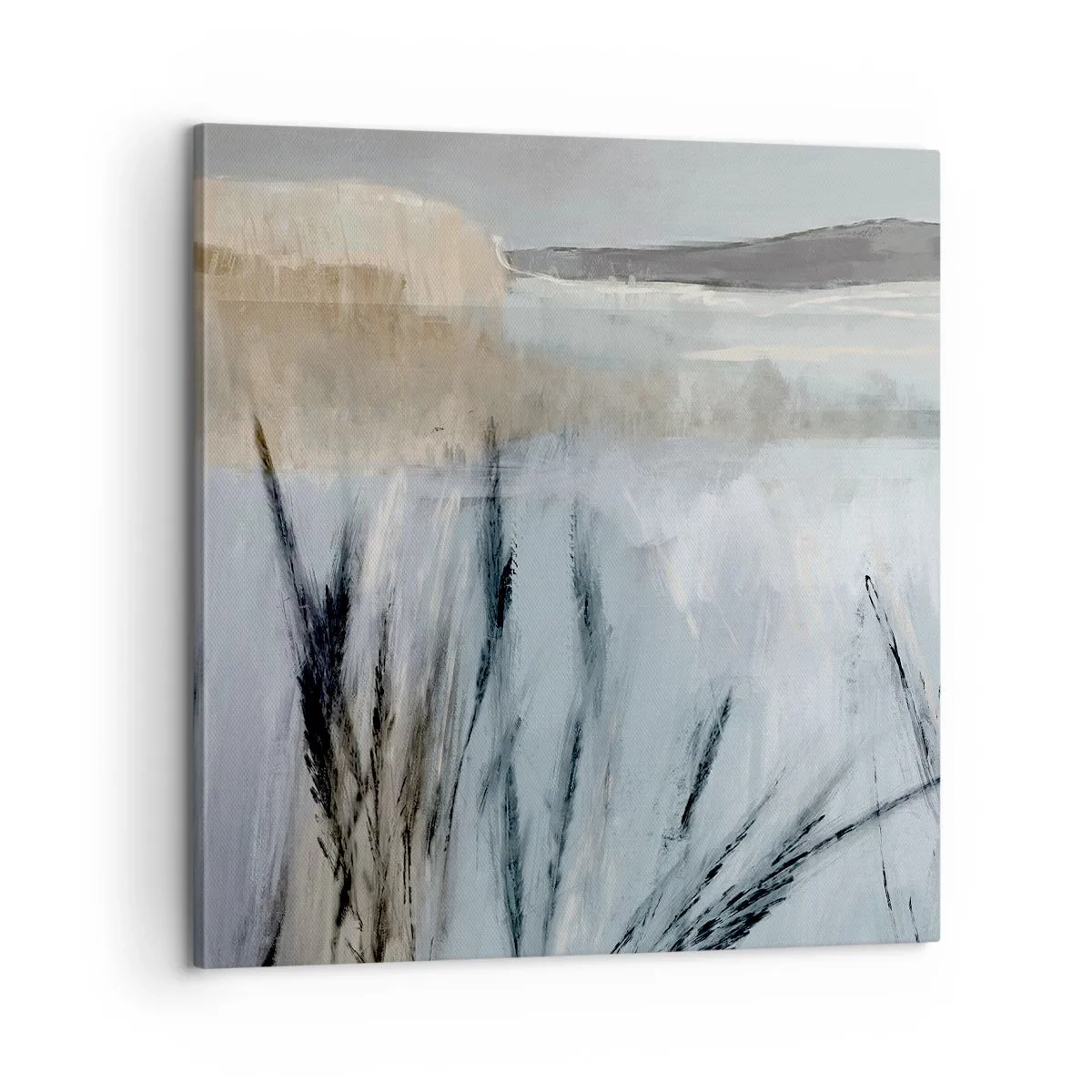 Canvas picture - Winter Fields - 60x60 cm