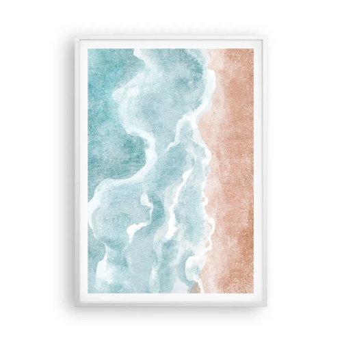 Poster in white frmae - Cloudy Abstract - 70x100 cm