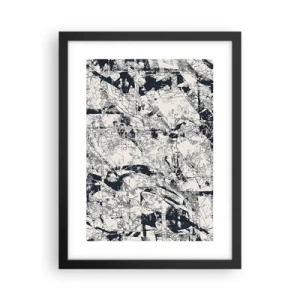 Poster in black frame - Infilitration of Opposites - 30x40 cm