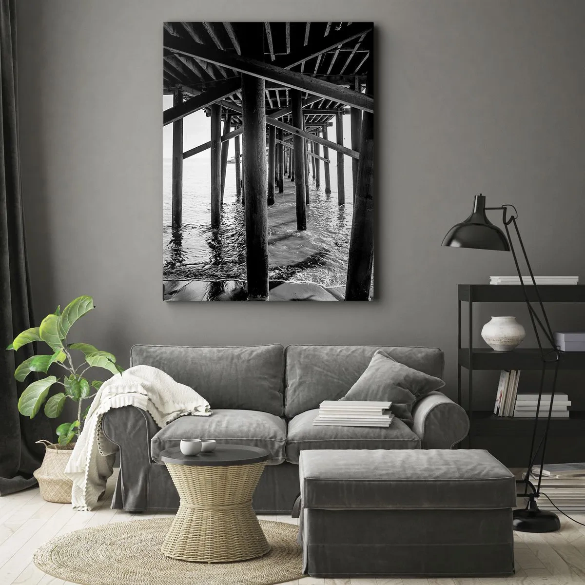 Canvas picture - Beach Hideout - 70x100 cm