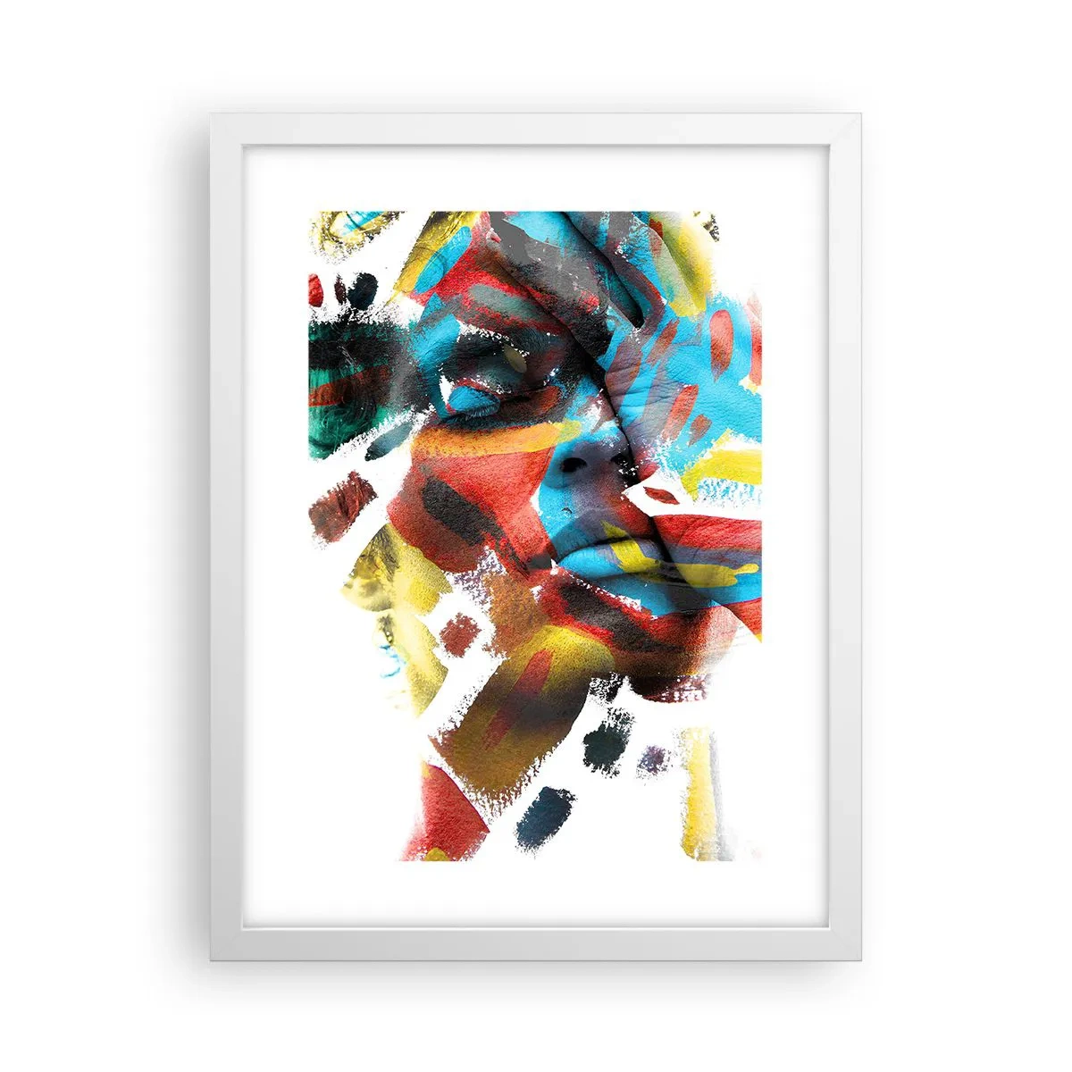 Poster in white frmae - Colourful Personality - 30x40 cm
