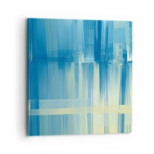 Canvas picture - Composition In Turquoise - 70x70 cm