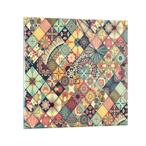 Glass picture - Moroccan Style - 30x30 cm
