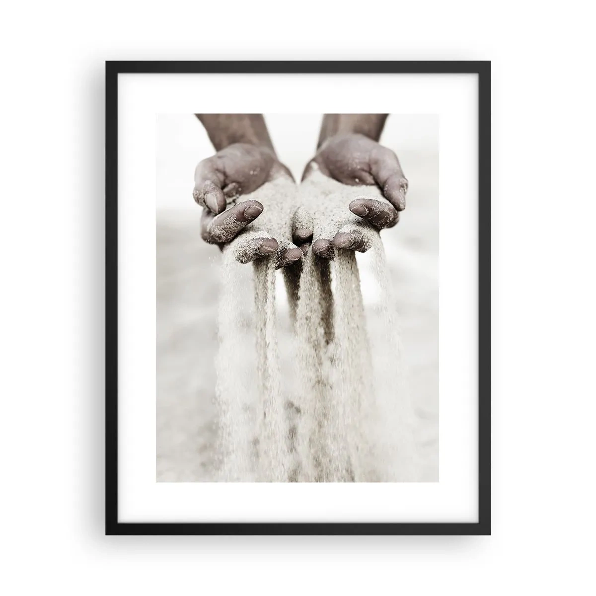 Poster in black frame - With These Bare Hands - 40x50 cm