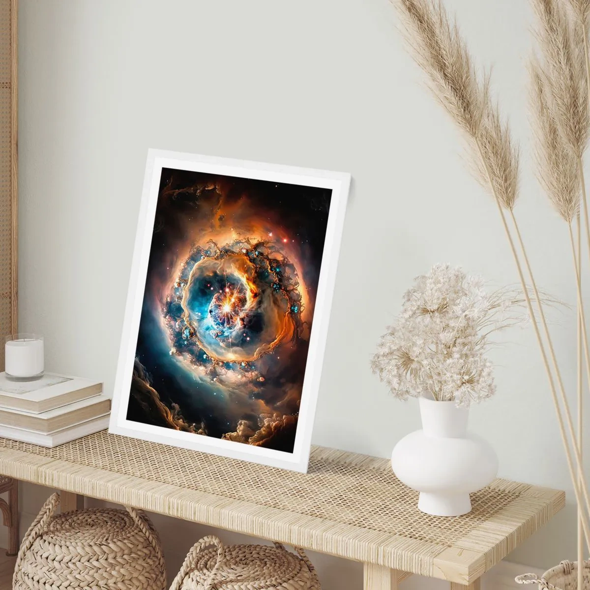 Poster in white frmae - Beginning - 50x70 cm