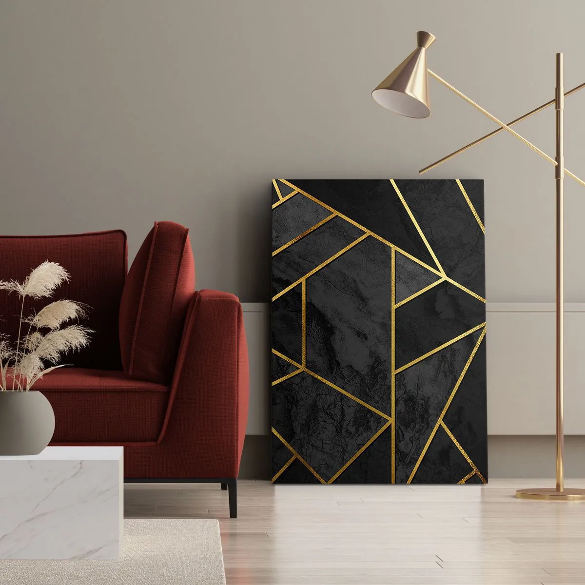 Canvas picture - Darkness and Brighness - 50x70 cm