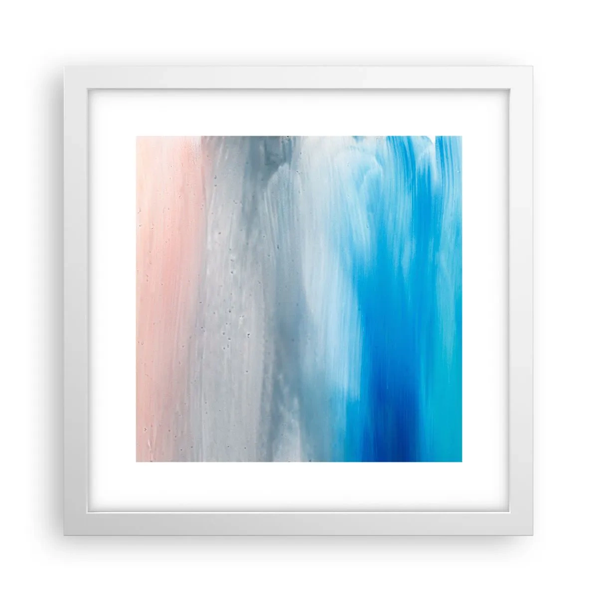 Poster in white frmae - Elements: Air - 30x30 cm