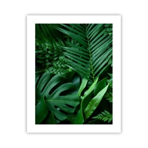 Poster - In a Green Hug - 40x50 cm