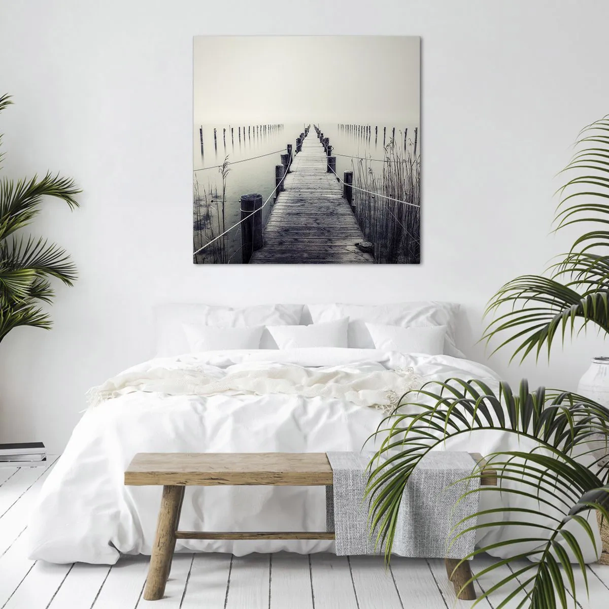 Canvas picture - Immerse Yourself in Peace - 60x60 cm