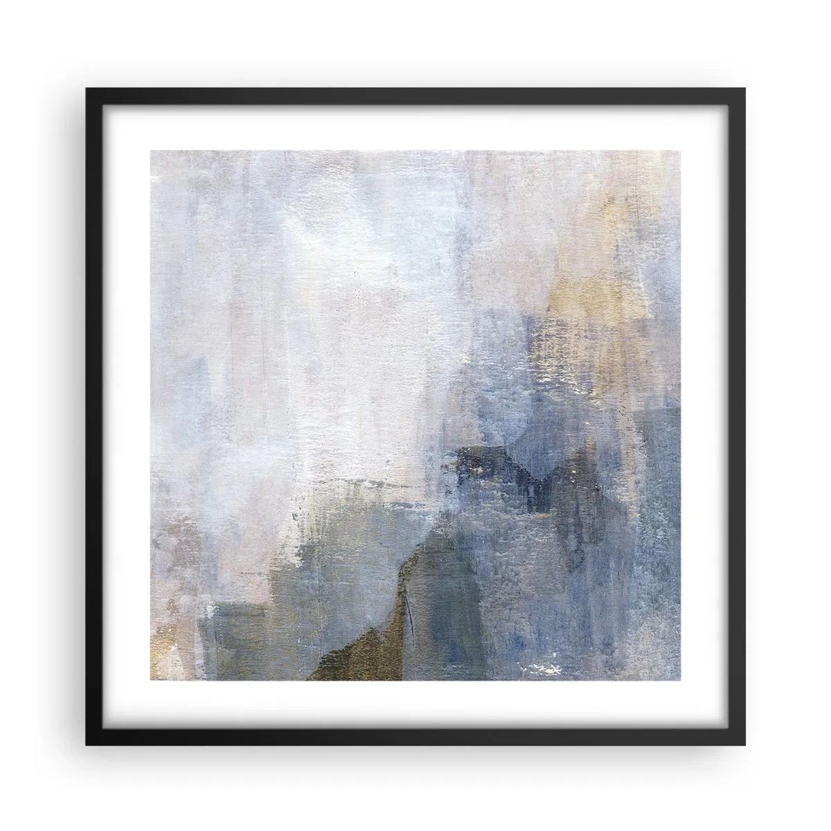 Poster in black frame - Tones and Chords of Colours - 50x50 cm