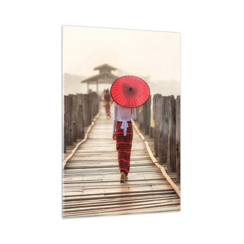 Glass picture - On an Old Bridge - 80x120 cm