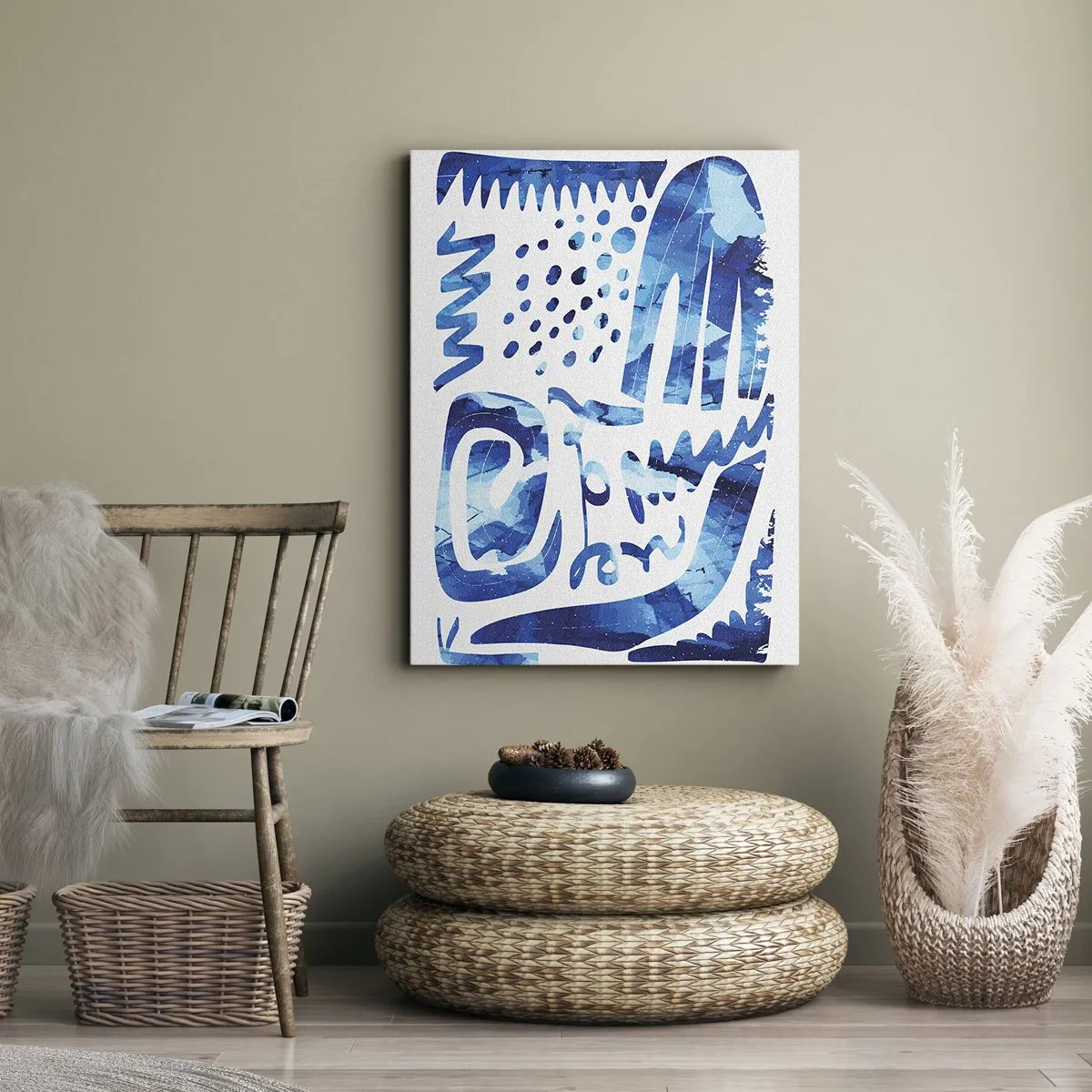 Canvas picture - Return to the Roots - 80x120 cm
