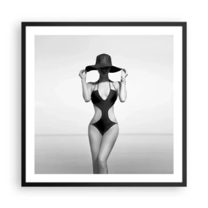Poster in black frame - My Name Is: Elegance - 60x60 cm