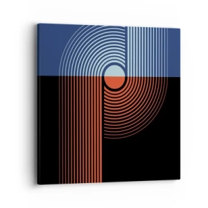 Canvas picture - In a Geometrical Embrace - 40x40 cm