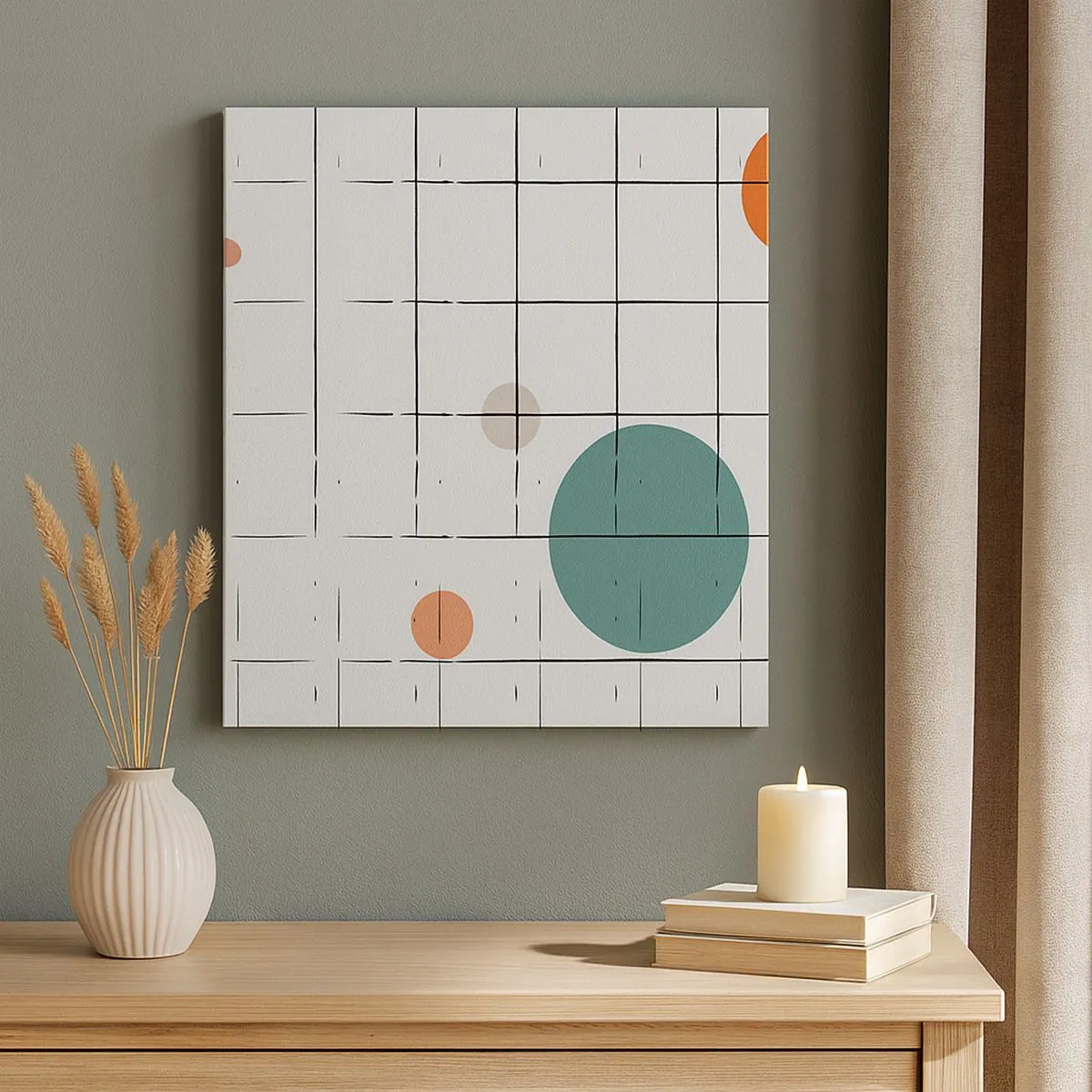 Canvas picture - Imprisoned. Us or Them? - 30x30 cm