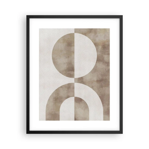 Poster in black frame - Similarities and Differences - 40x50 cm