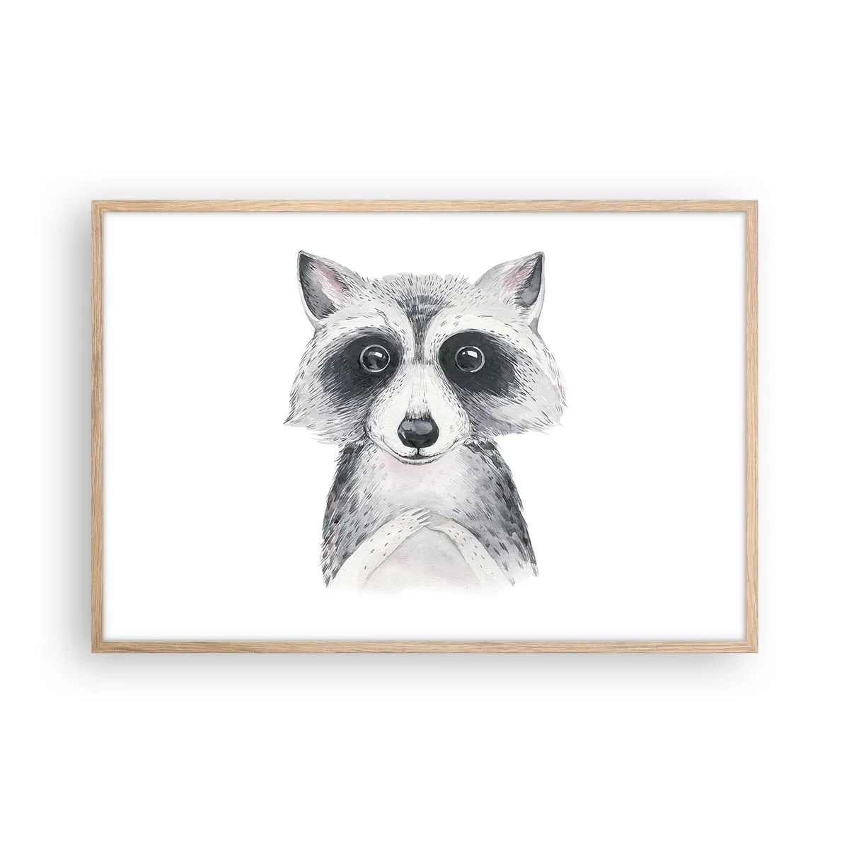 Poster in light oak frame - Emotional Moment - 91x61 cm