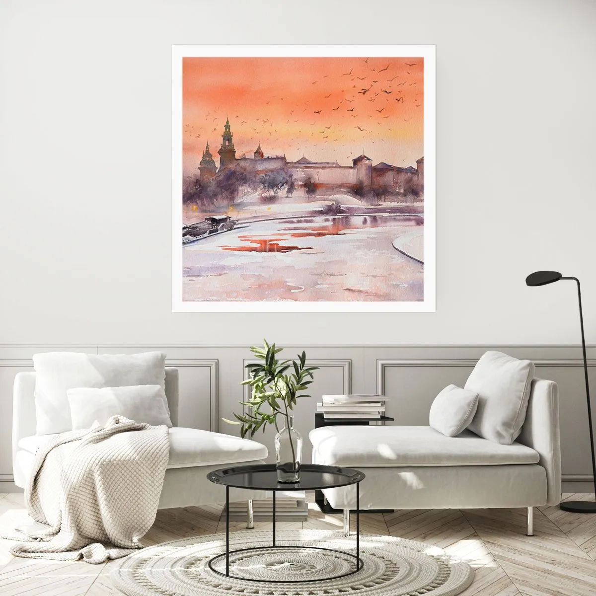 Poster - Royal Sunset - 60x60 cm