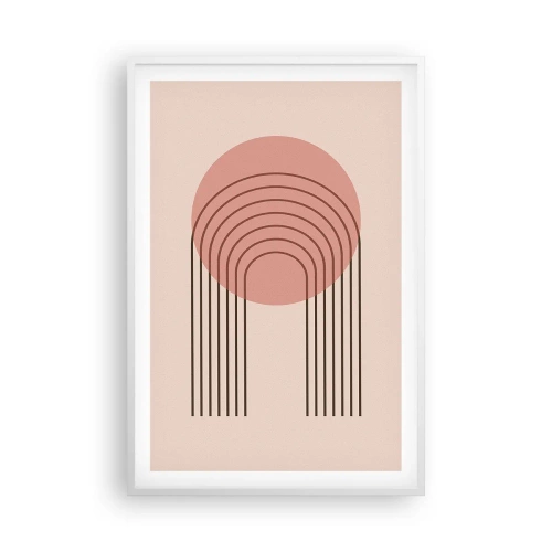 Poster in white frmae - Irresistible Attraction - 61x91 cm