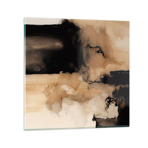 Glass picture - Intriguing Abstract - 40x40 cm