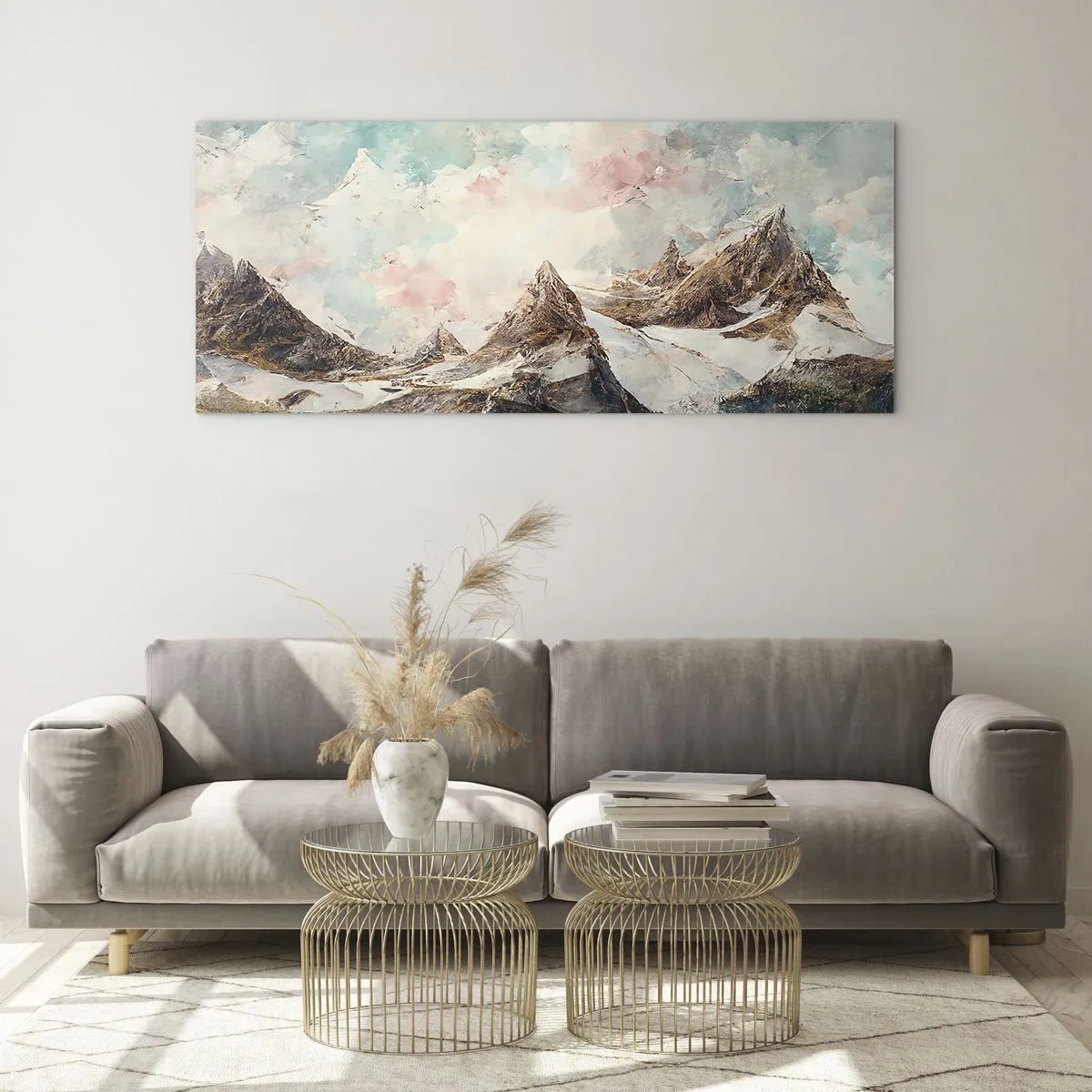 Glass picture - Rocky Blades - 100x40 cm
