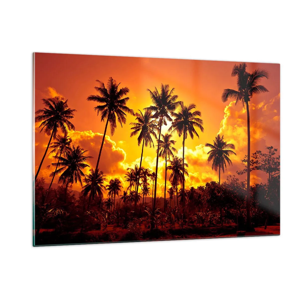 Glass picture - Blazing Sun - 120x80 cm